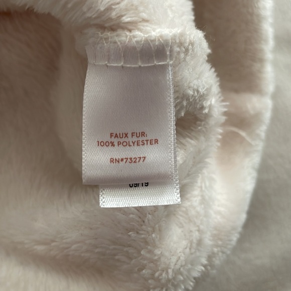 Cozy Cream Faux Fur Lauren Conrad Hoodie - Picture 7 of 9